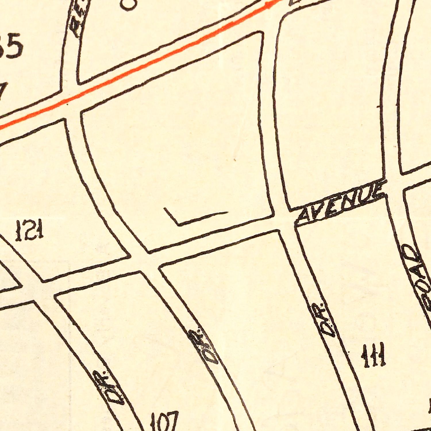 Vintage Beverly Hills, CA Street Map 1926 - Concordia Style Boutique