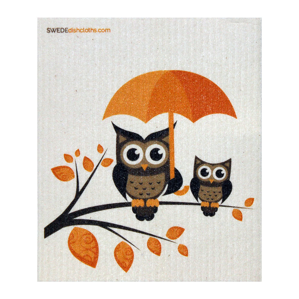 Mixed Owls Set of 3 cloths (One of each design) Swedish Dishcloths ECO Absorbent Cleaning Cloth - Concordia Style Boutique