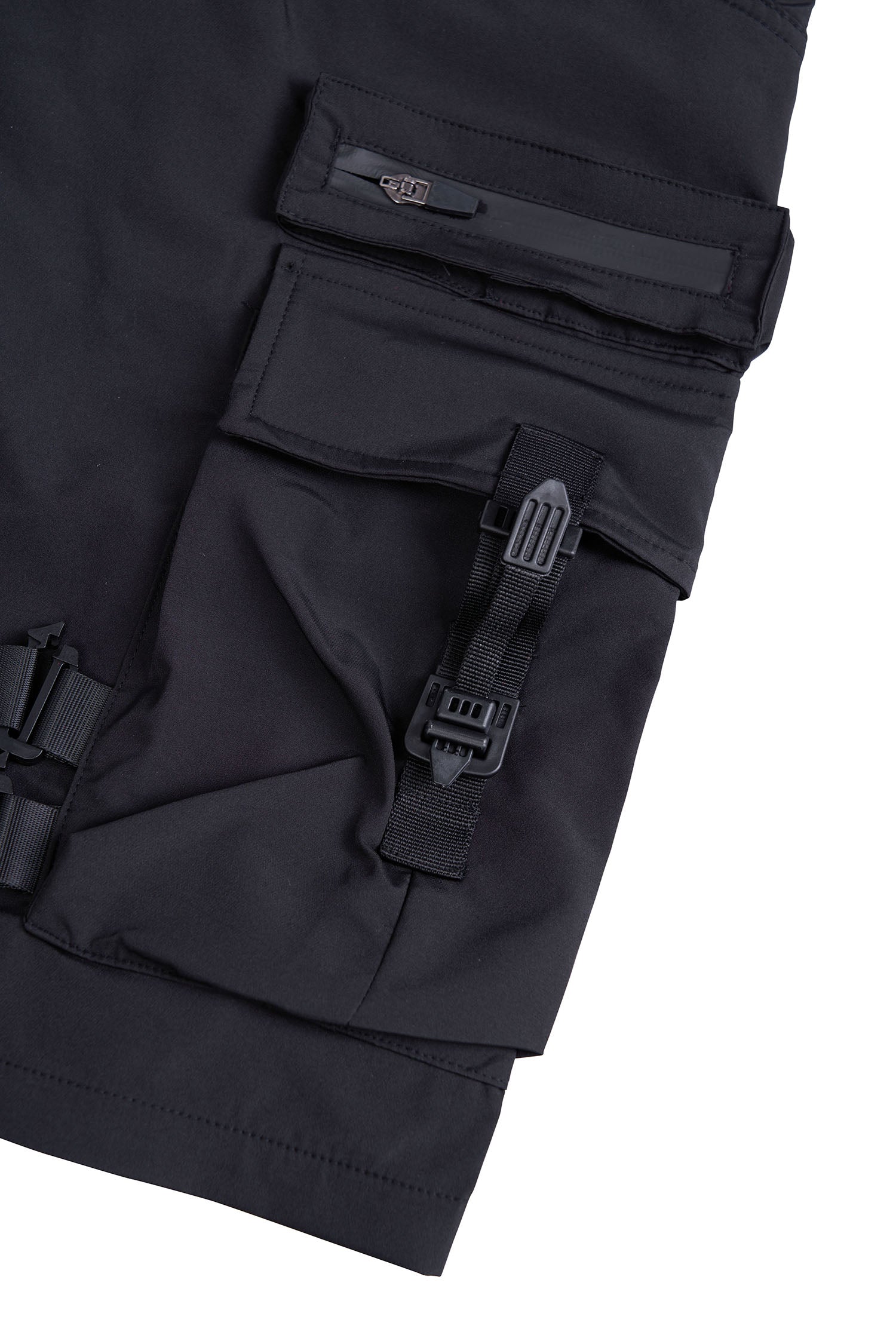 IBS429 Paratrooper Matte Black Shorts - Concordia Style Boutique