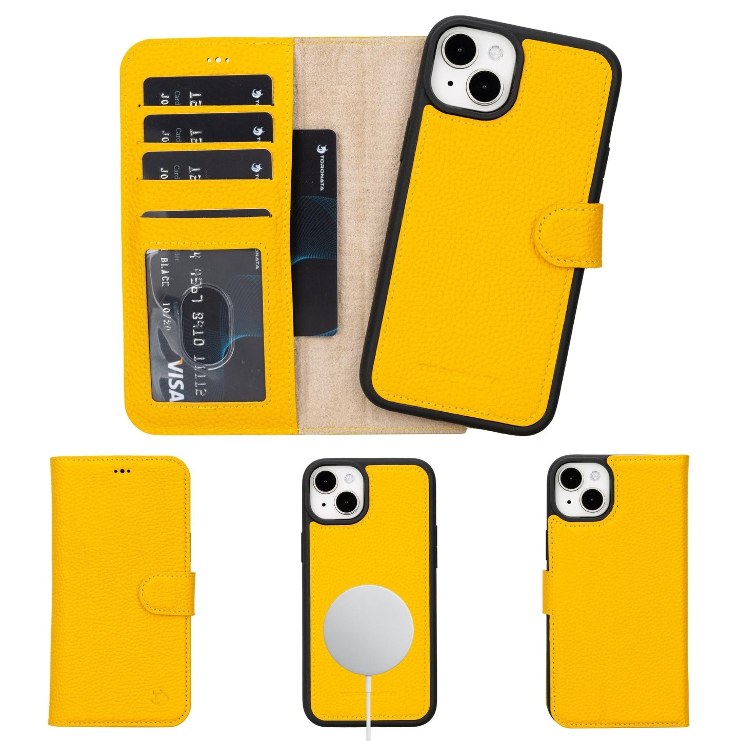 Casper iPhone 14 Series Detachable Leather Wallet Case - Concordia Style Boutique