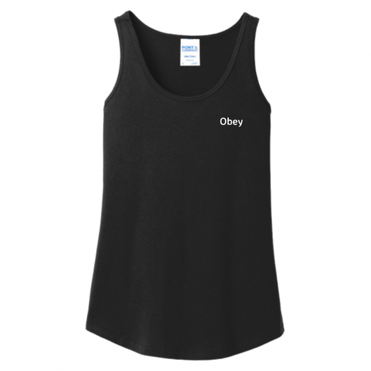 Womens Tank Top - "Obey" - Premium shirt from Concordia Style Boutique - Just $18.86! Shop now at Concordia Style Boutique