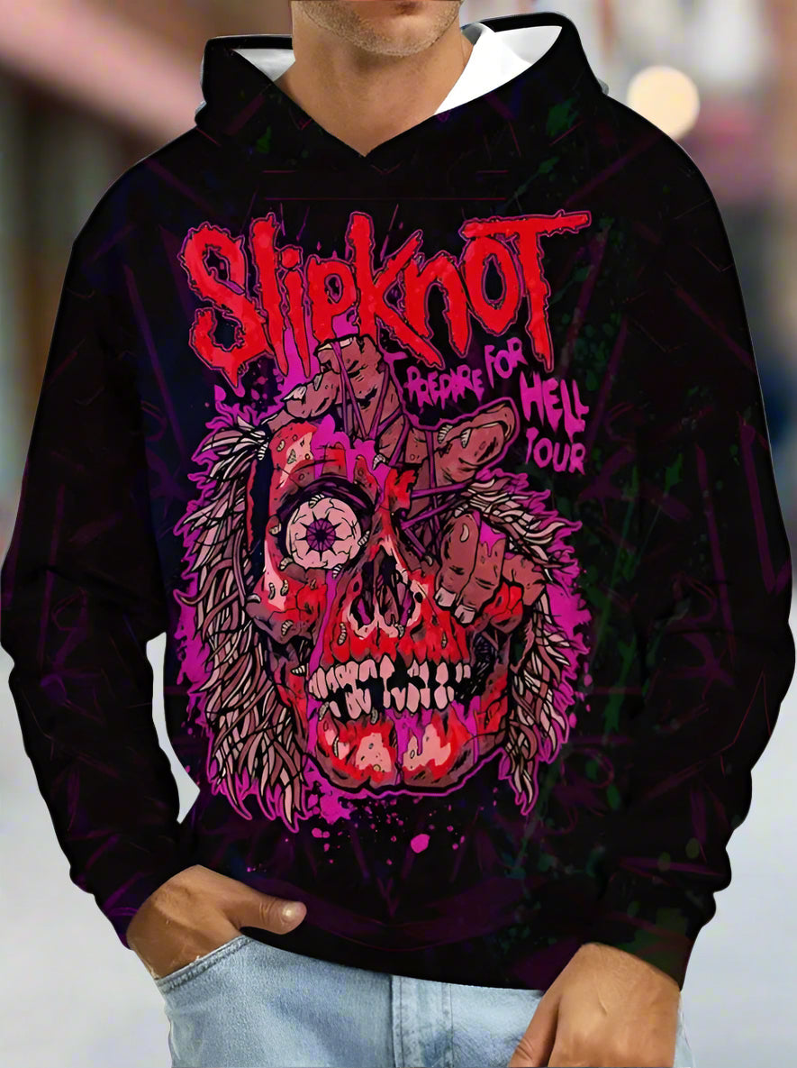 Unisex Printed Hoodie – Casual Graphic Pullover Sweatshirt