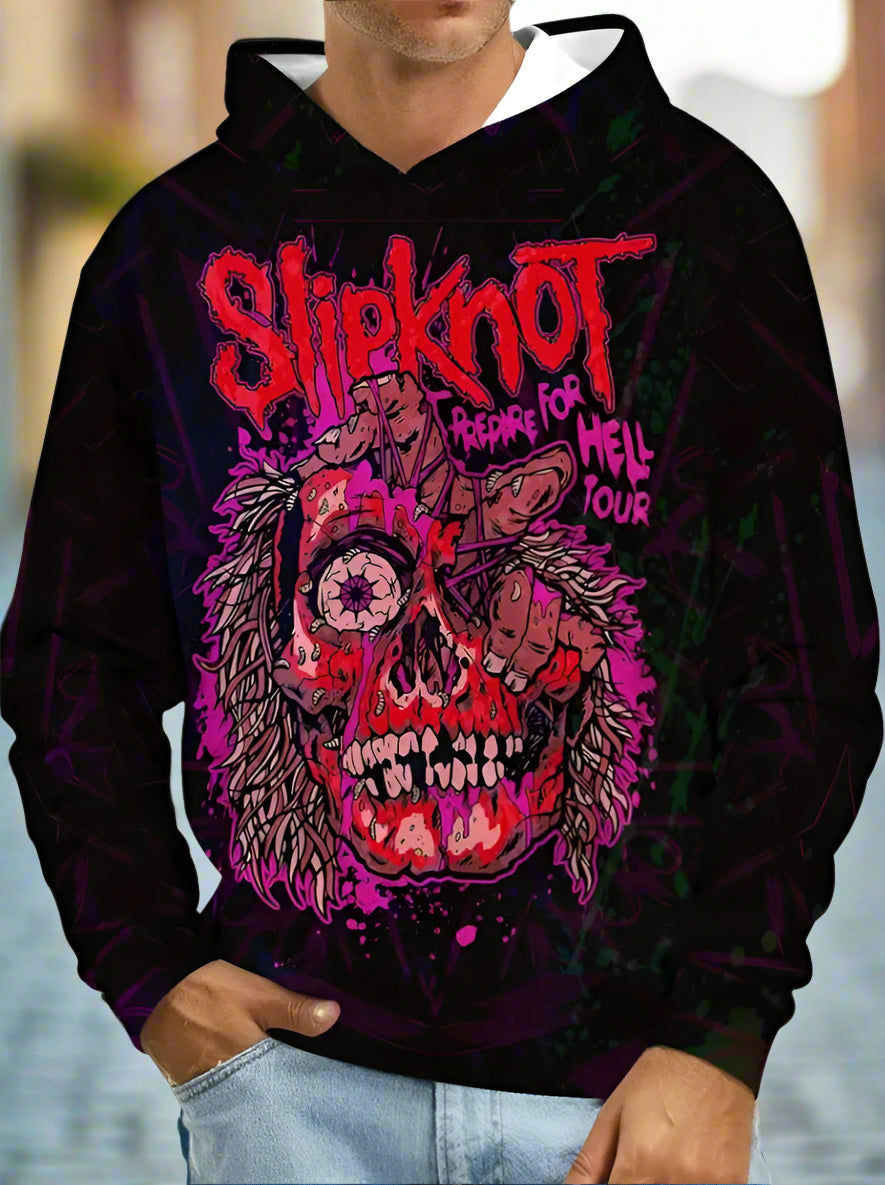 Unisex Printed Hoodie – Casual Graphic Pullover Sweatshirt