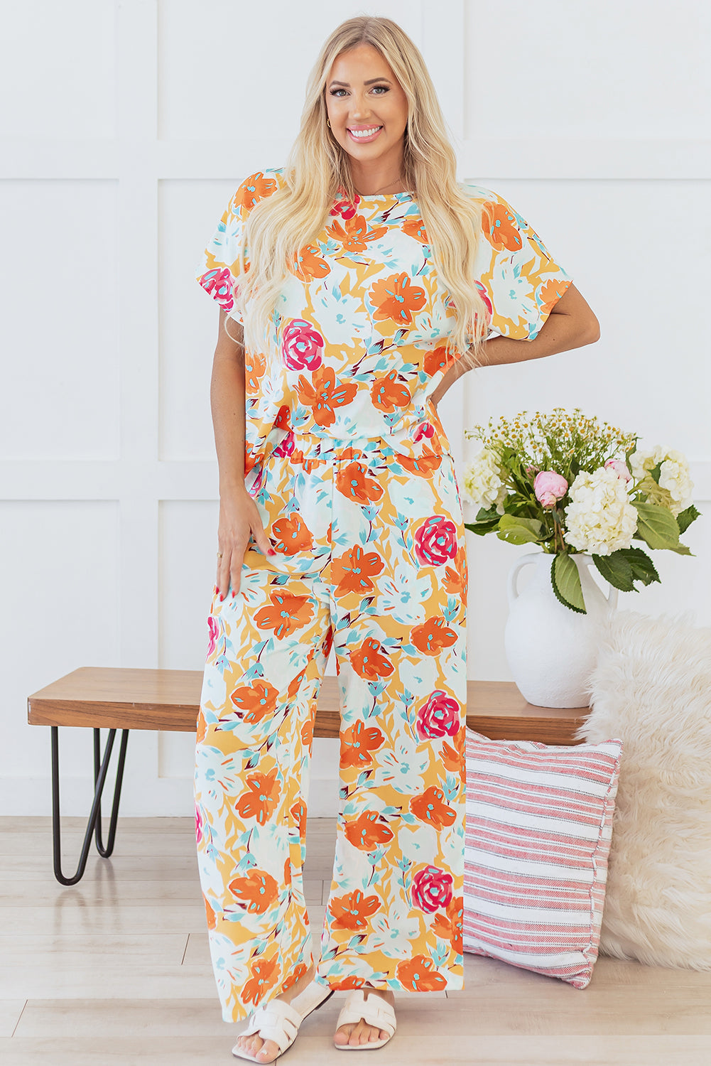 Anya Floral 2 Piece Set - Concordia Style Boutique
