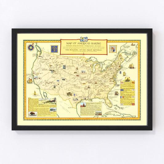 Map of America's Making 1926