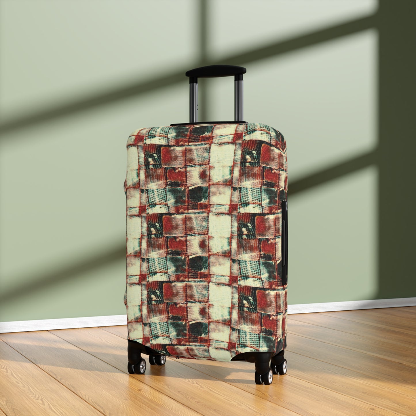 Luggage Cover - "Square Dance" - Premium Luggage Cover from Concordia Style Boutique - Just $31.25! Shop now at Concordia Style Boutique