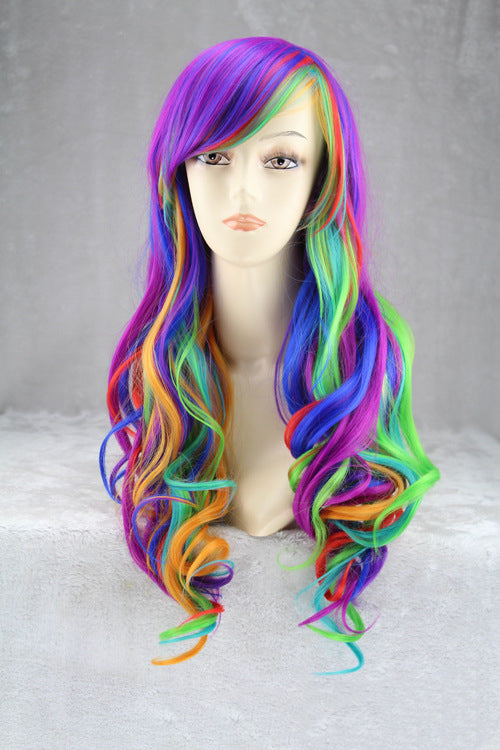 Colorful rainbow gradient hairstyle - Premium Castor Oil from erDouckan - Just $14.72! Shop now at Concordia Style Boutique