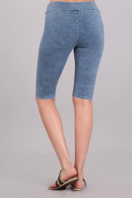 Ladies Longer Length Biker Shorts Made in USA - Concordia Style Boutique