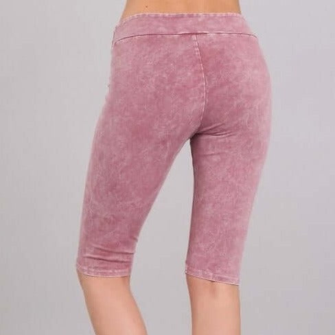 Ladies Longer Length Biker Shorts Made in USA - Concordia Style Boutique