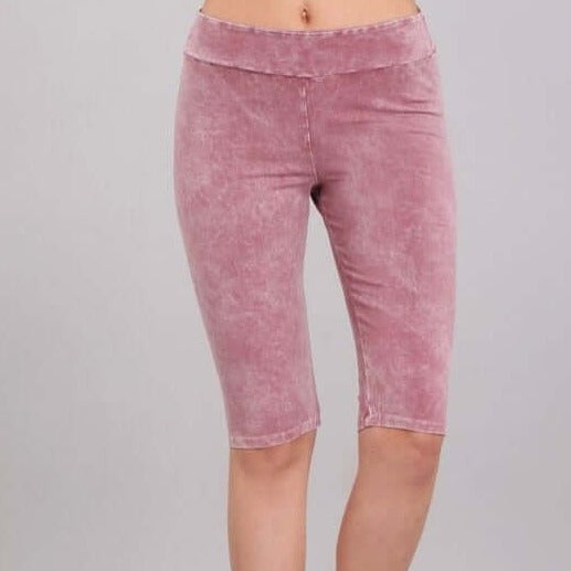 Ladies Longer Length Biker Shorts Made in USA - Concordia Style Boutique