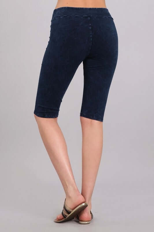 Ladies Longer Length Biker Shorts Made in USA - Concordia Style Boutique