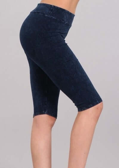 Ladies Longer Length Biker Shorts Made in USA - Concordia Style Boutique