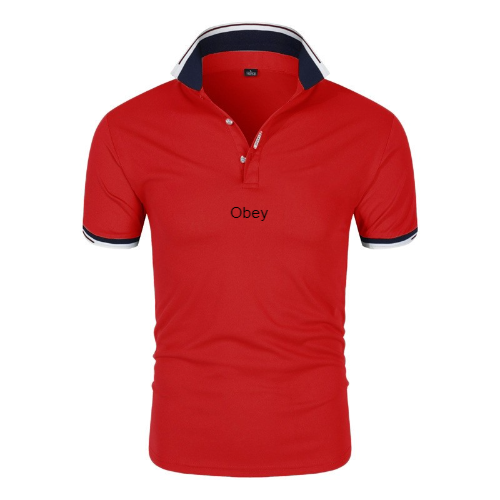 Men's Polo Shirt  - Obey - Premium Men's Polo Shirt from Concordia Style Boutique - Just $15.69! Shop now at Concordia Style Boutique