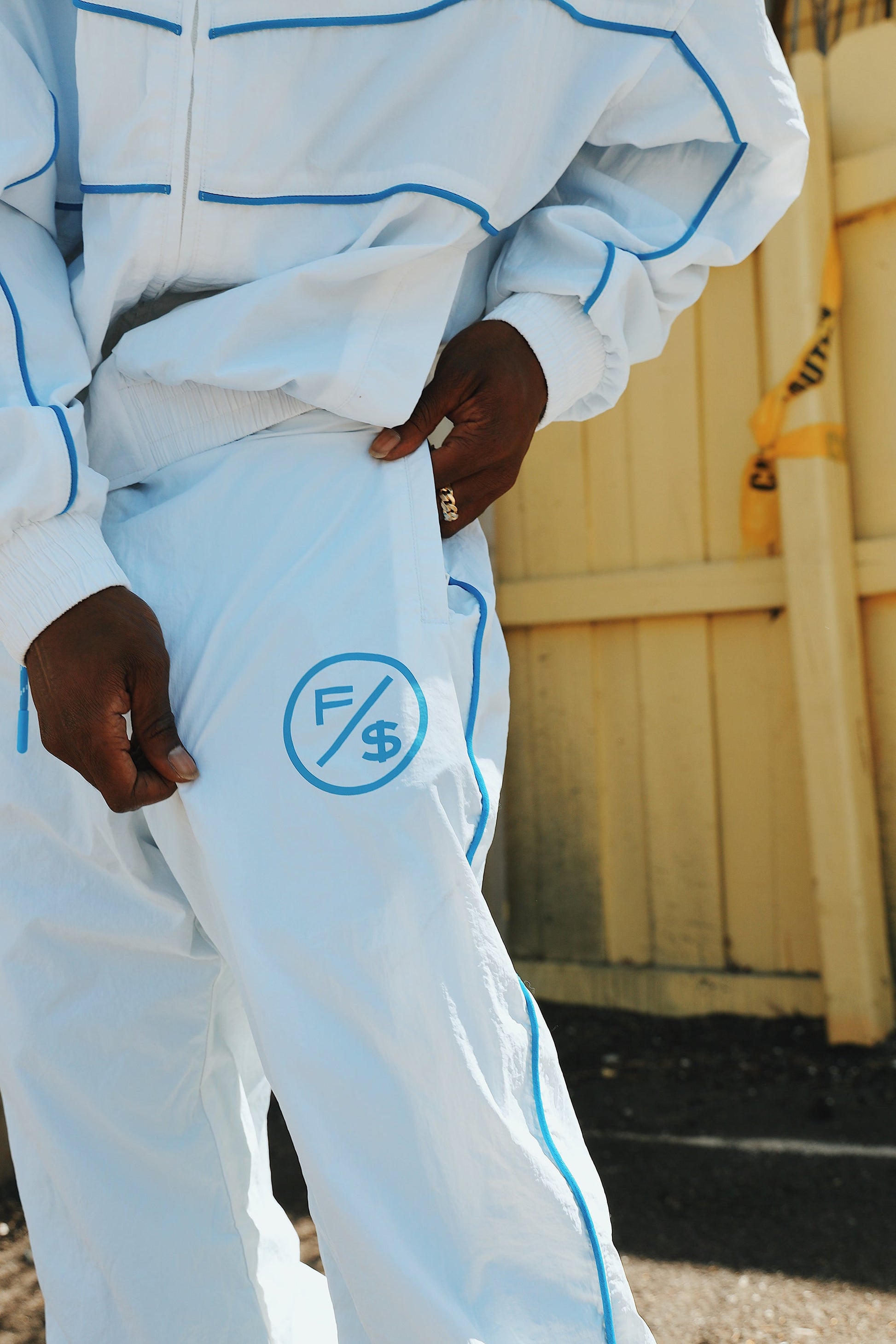 MOTION Nylon Pants (White) - Concordia Style Boutique