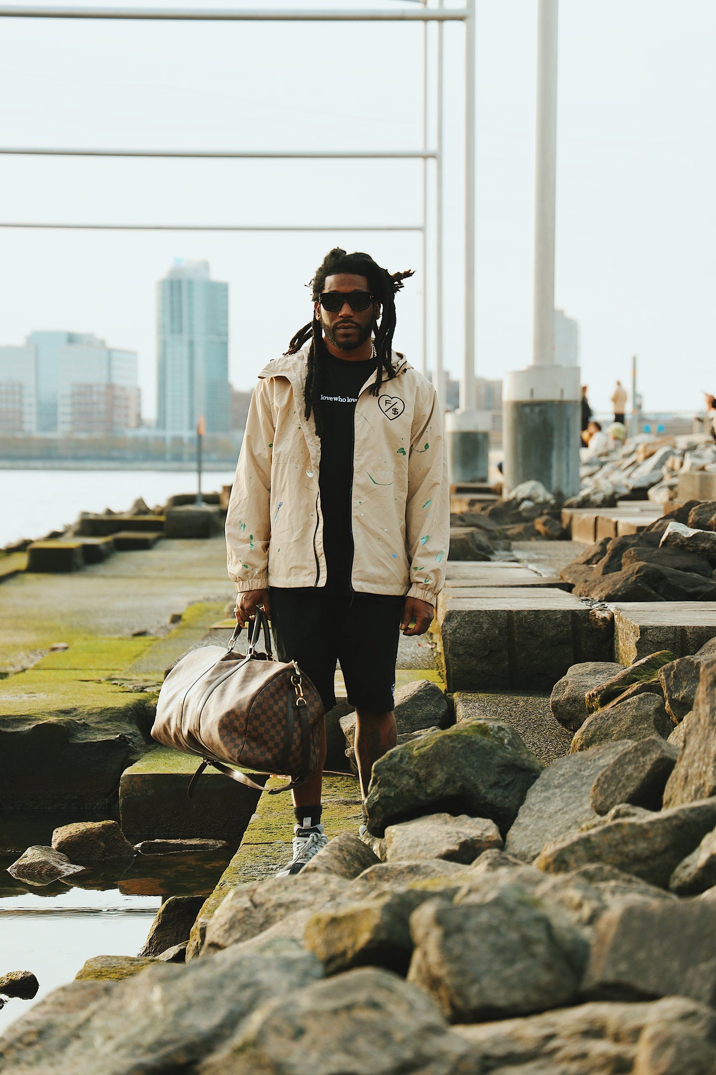 Love Who Loves You (Black - Oversize Shirt) - Concordia Style Boutique