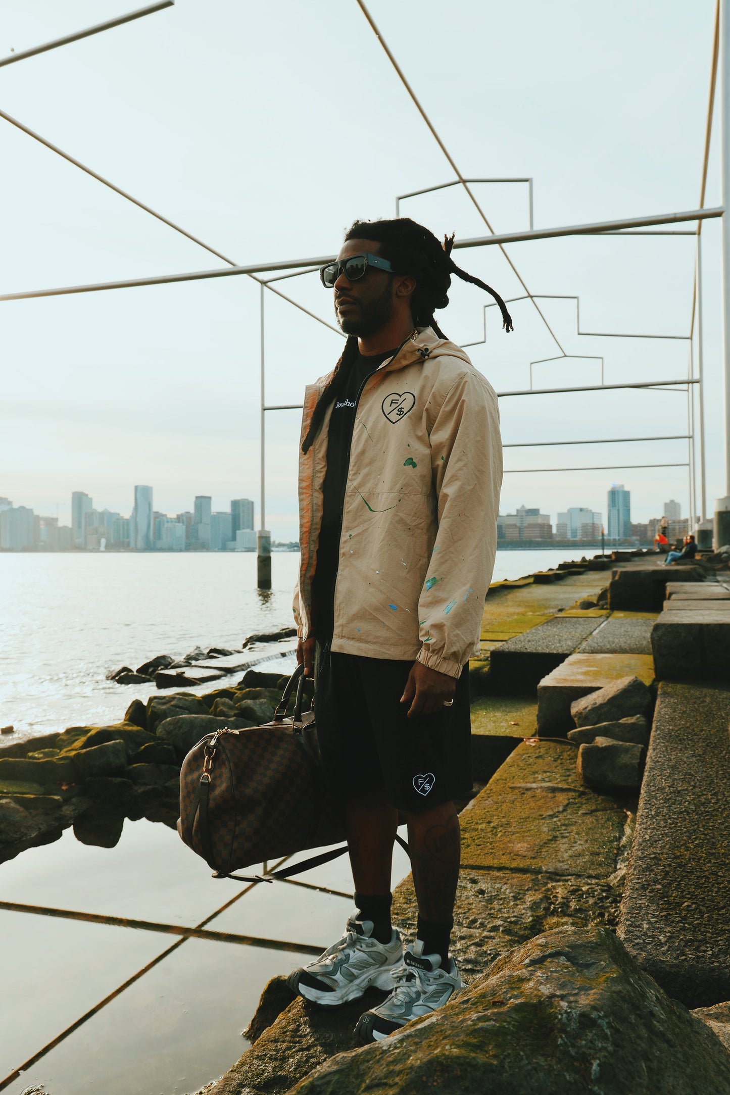 Love Who Loves You (Black - Shorts) - Concordia Style Boutique