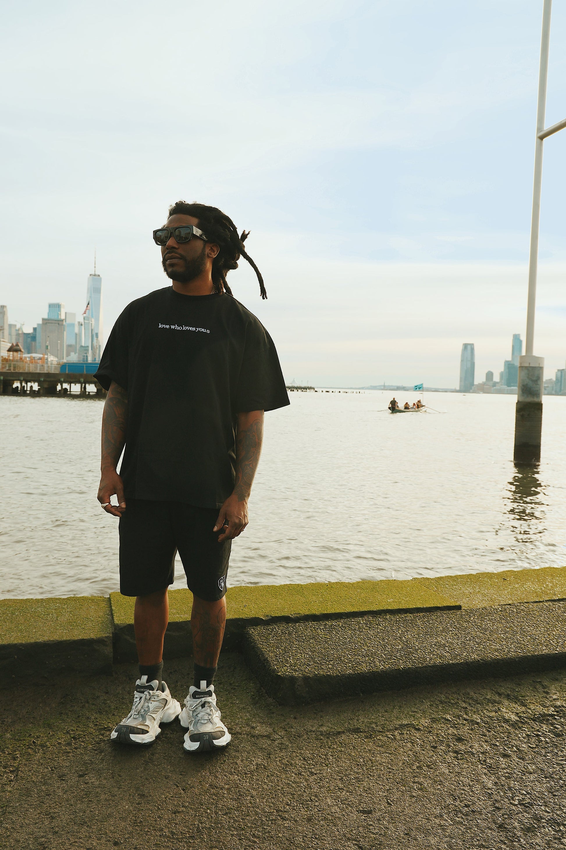 Love Who Loves You (Black - Oversize Shirt) - Concordia Style Boutique