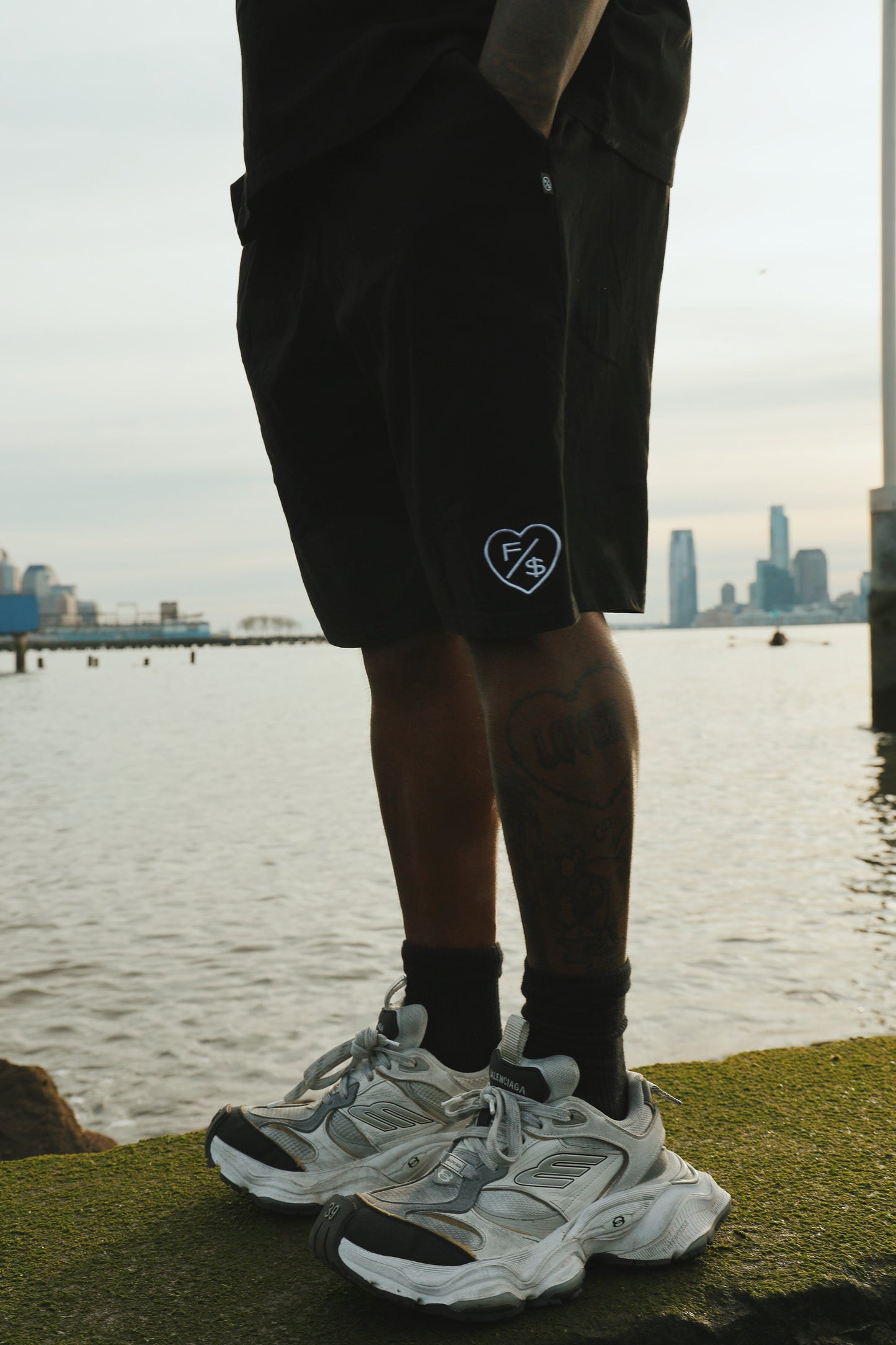 Love Who Loves You (Black - Shorts) - Concordia Style Boutique