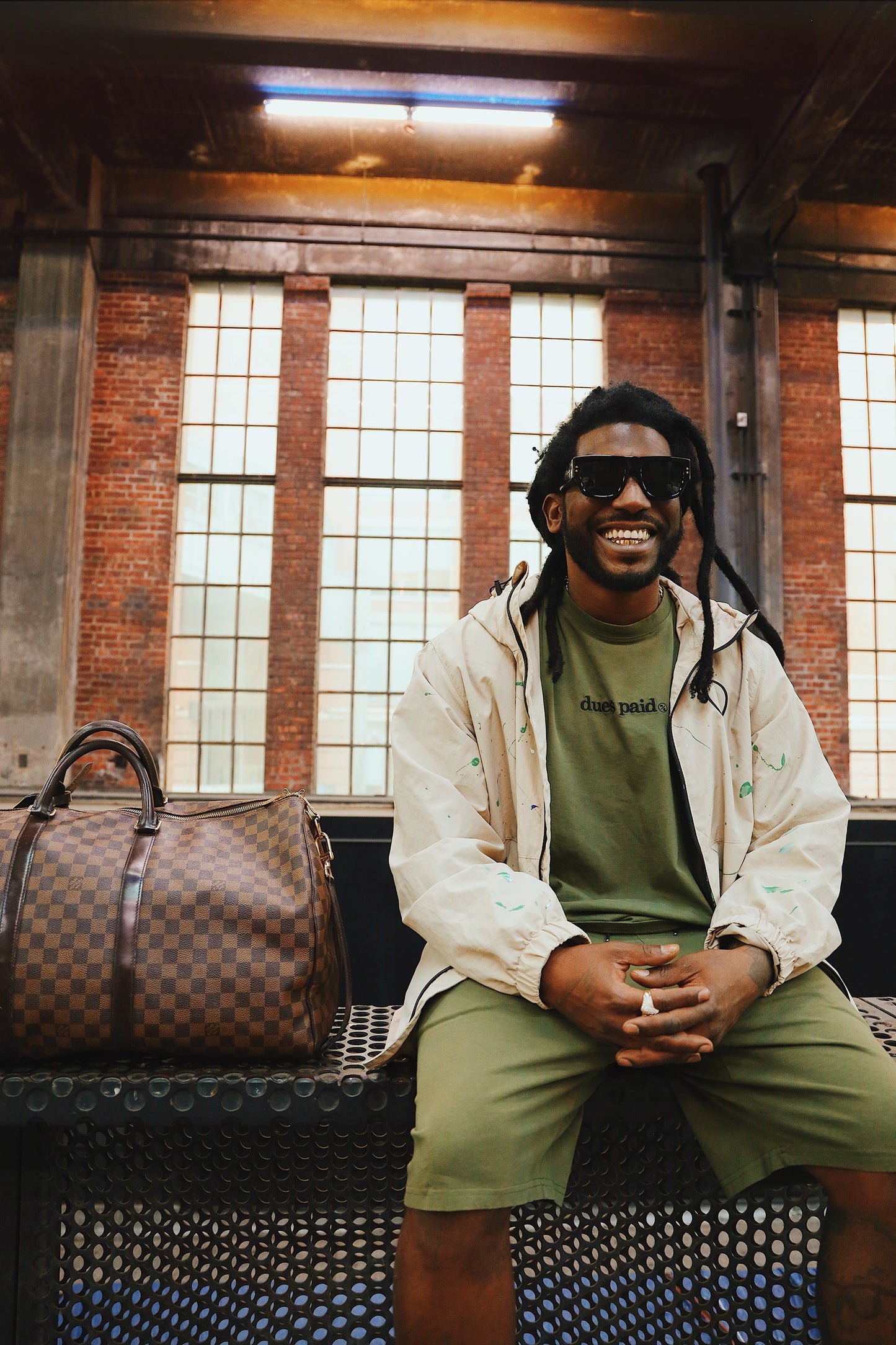 Dues Paid (Military Green - Shorts) - Concordia Style Boutique