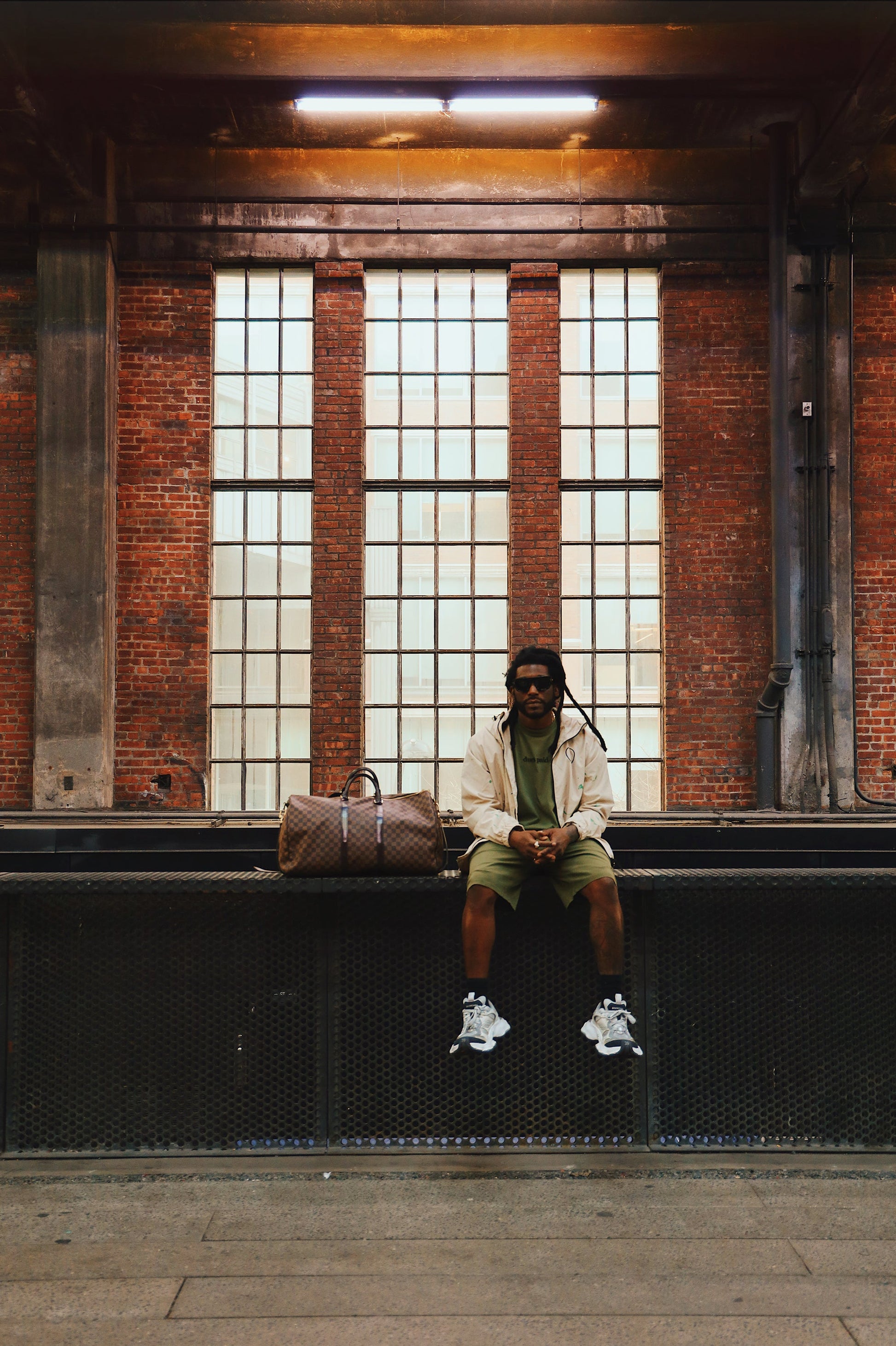 Dues Paid (Military Green - Oversize Shirt) - Concordia Style Boutique