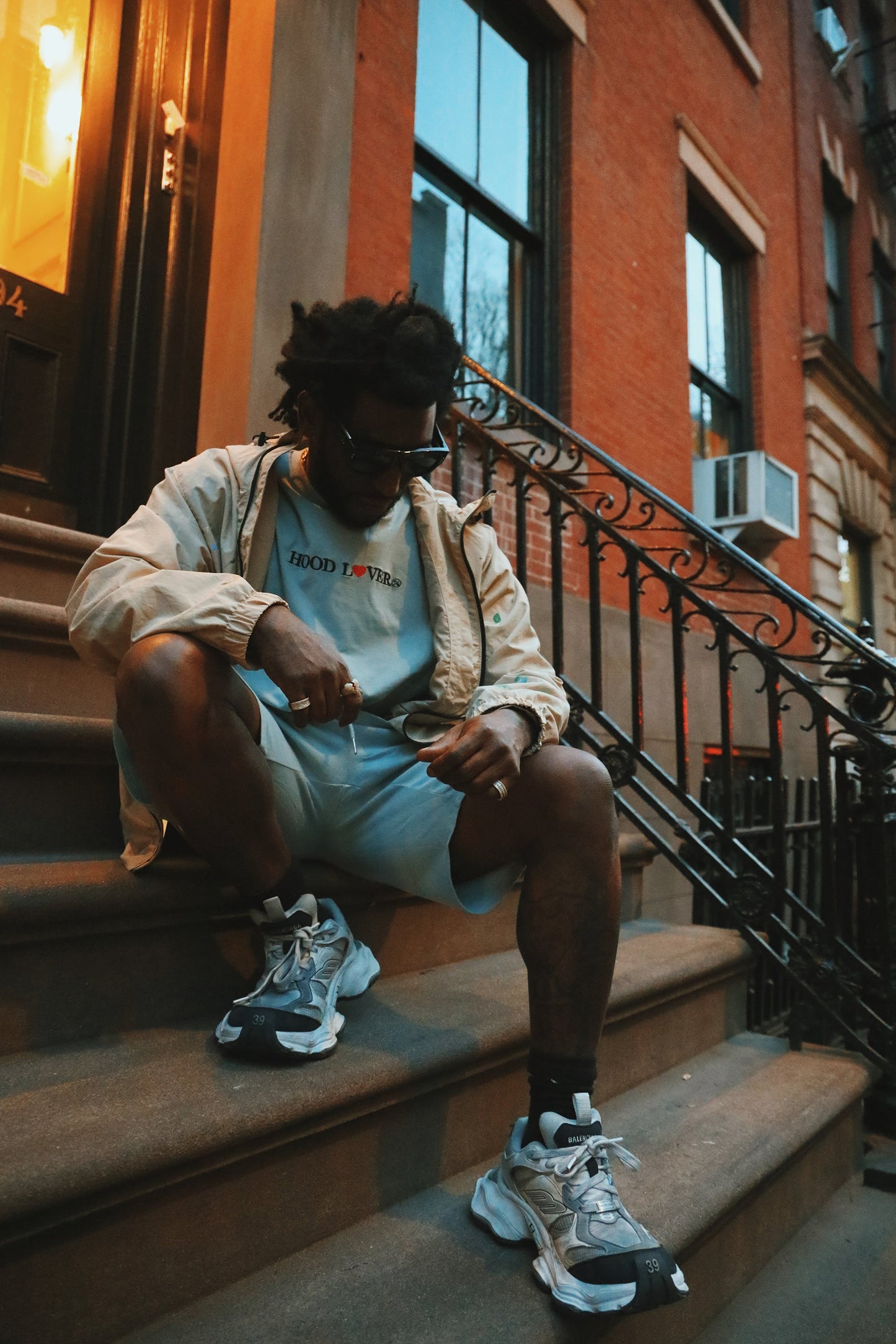 Hood Lover (Vintage Denim - Oversize Shirt) - Concordia Style Boutique