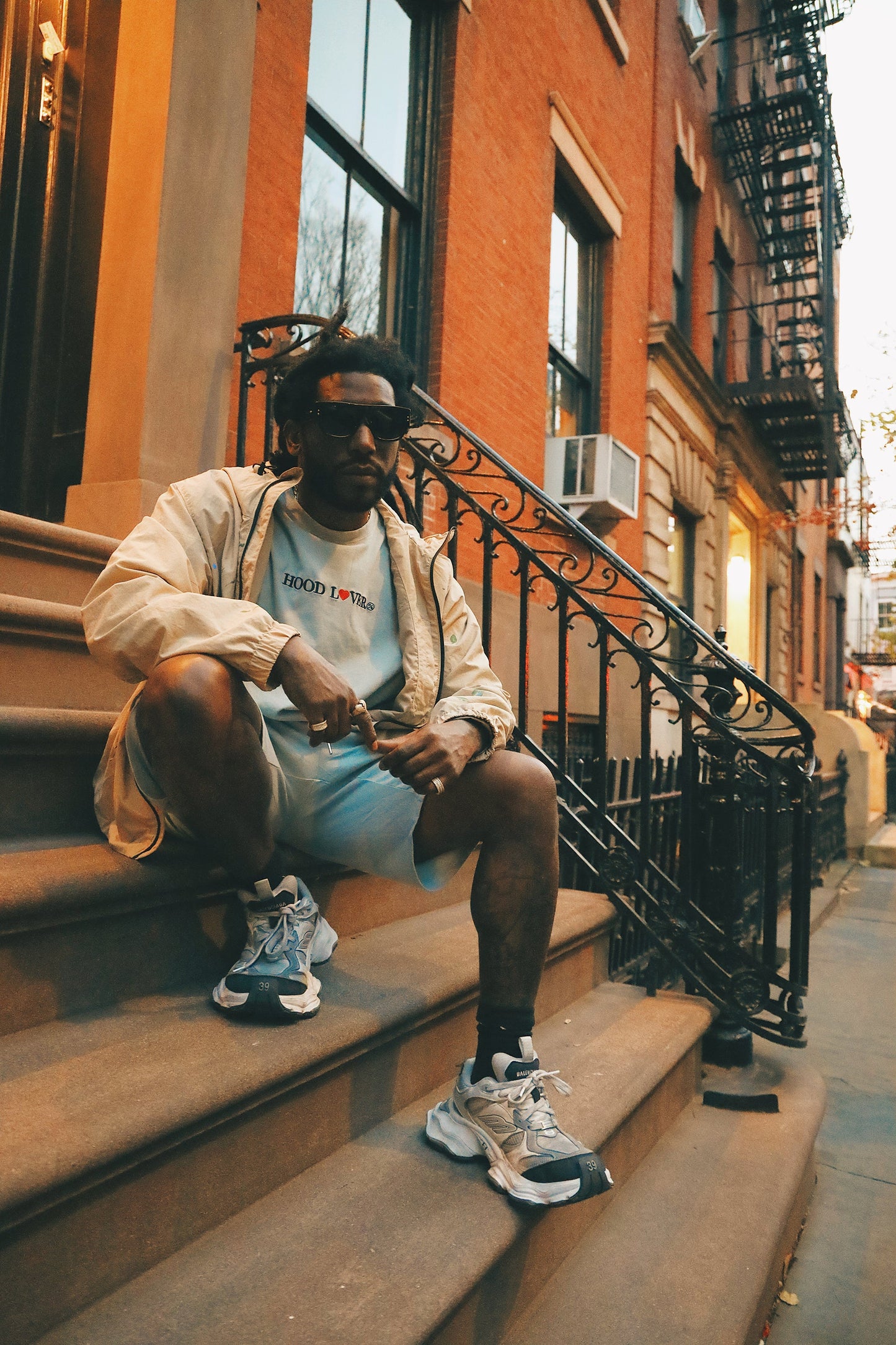 Hood Lover (Vintage Denim - Oversize Shirt) - Concordia Style Boutique