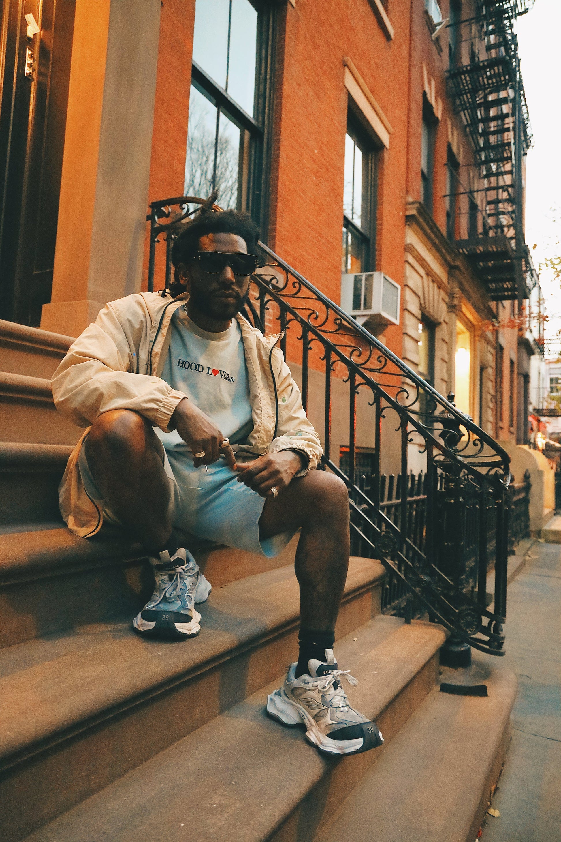 Hood Lover (Vintage Denim - Oversize Shirt) - Concordia Style Boutique