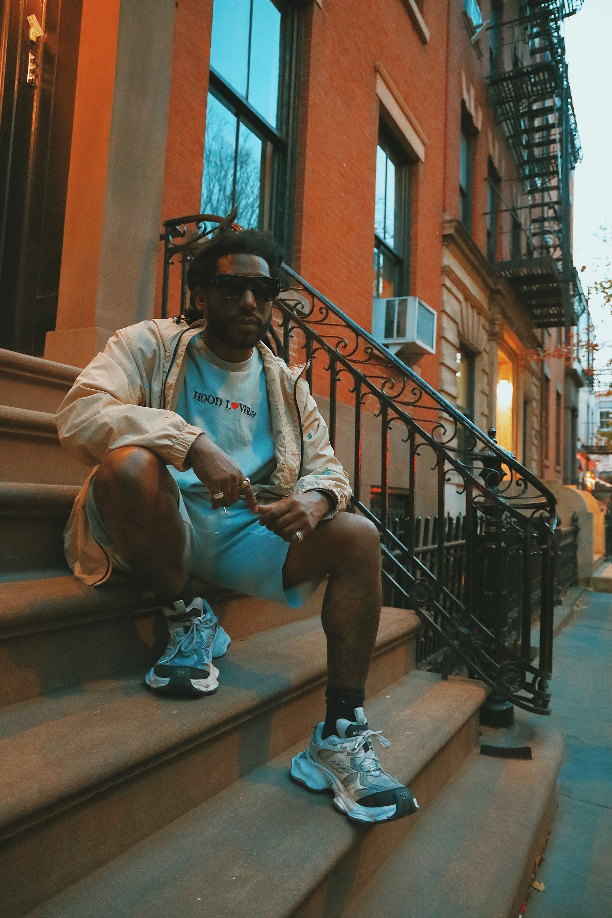 Hood Lover (Vintage Denim - Shorts) - Concordia Style Boutique