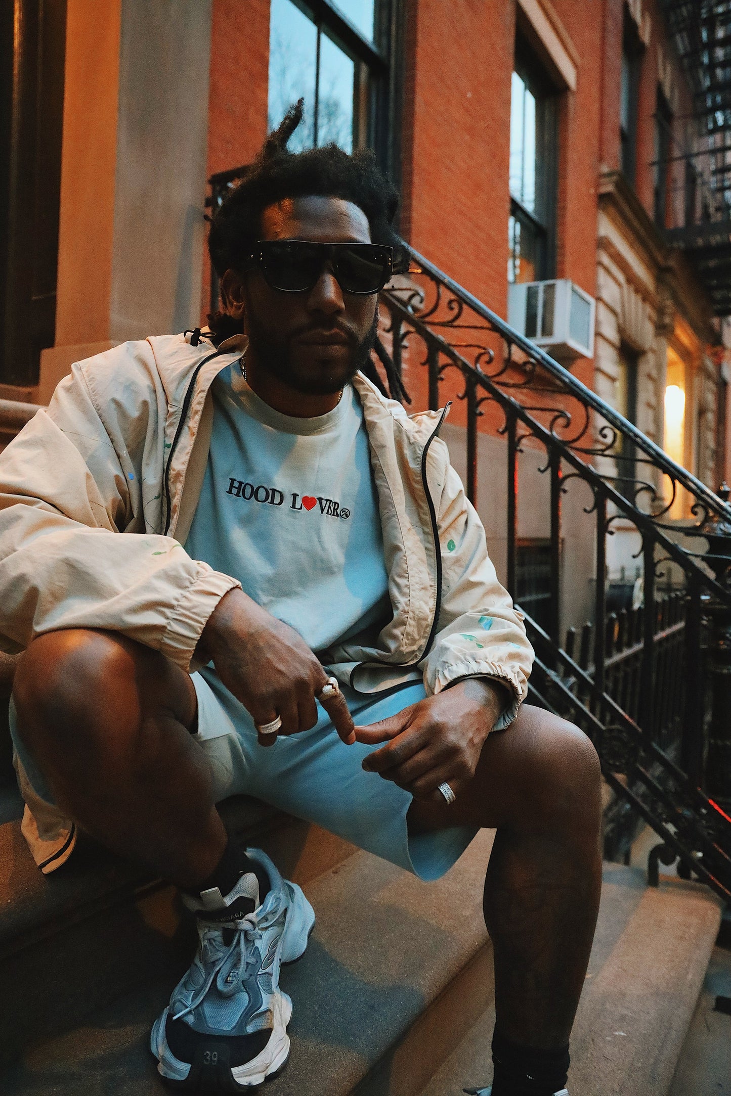 Hood Lover (Vintage Denim - Shorts) - Concordia Style Boutique