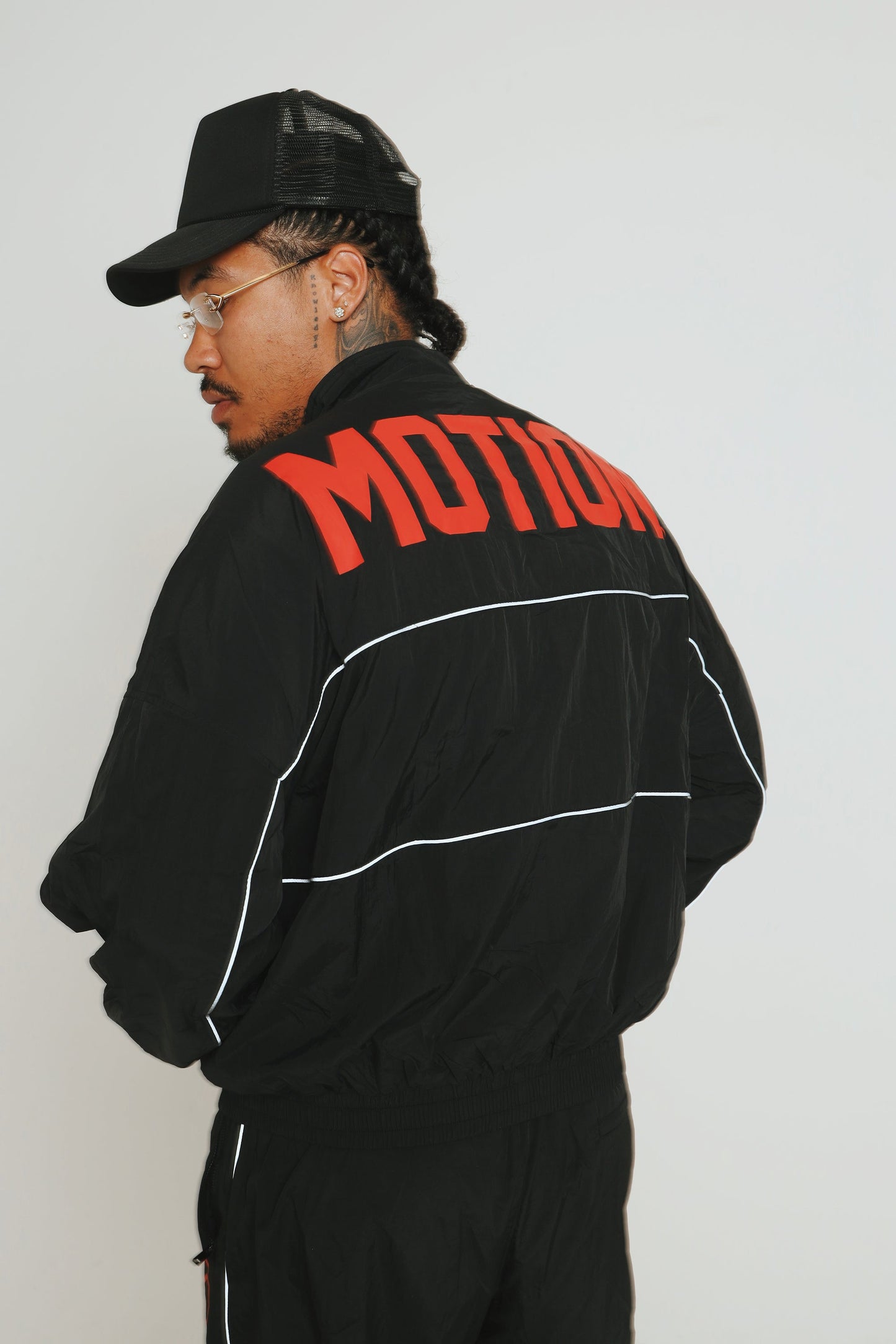 MOTION Nylon Jacket (BRED) - Concordia Style Boutique