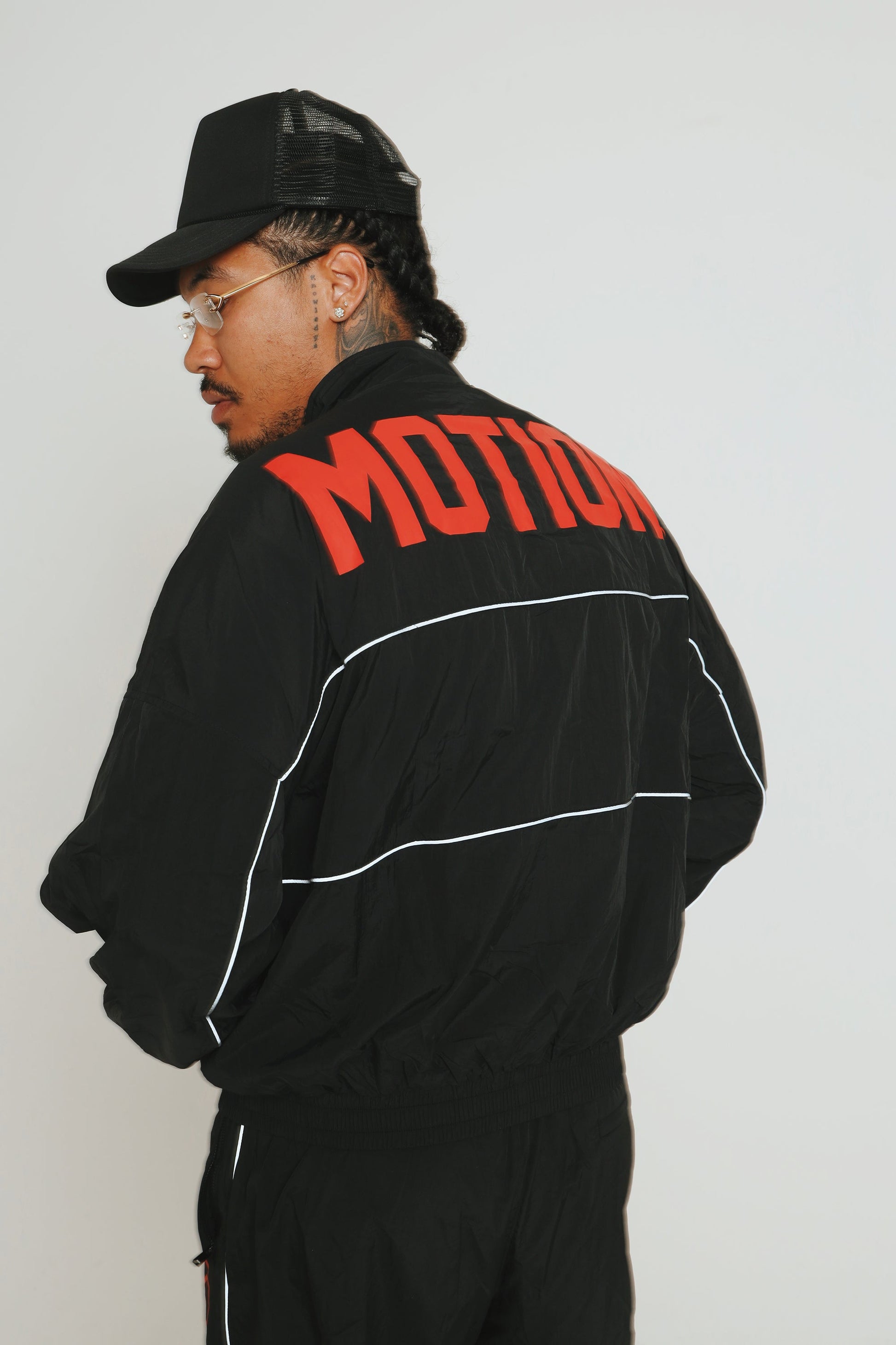 MOTION Nylon Jacket (BRED) - Concordia Style Boutique