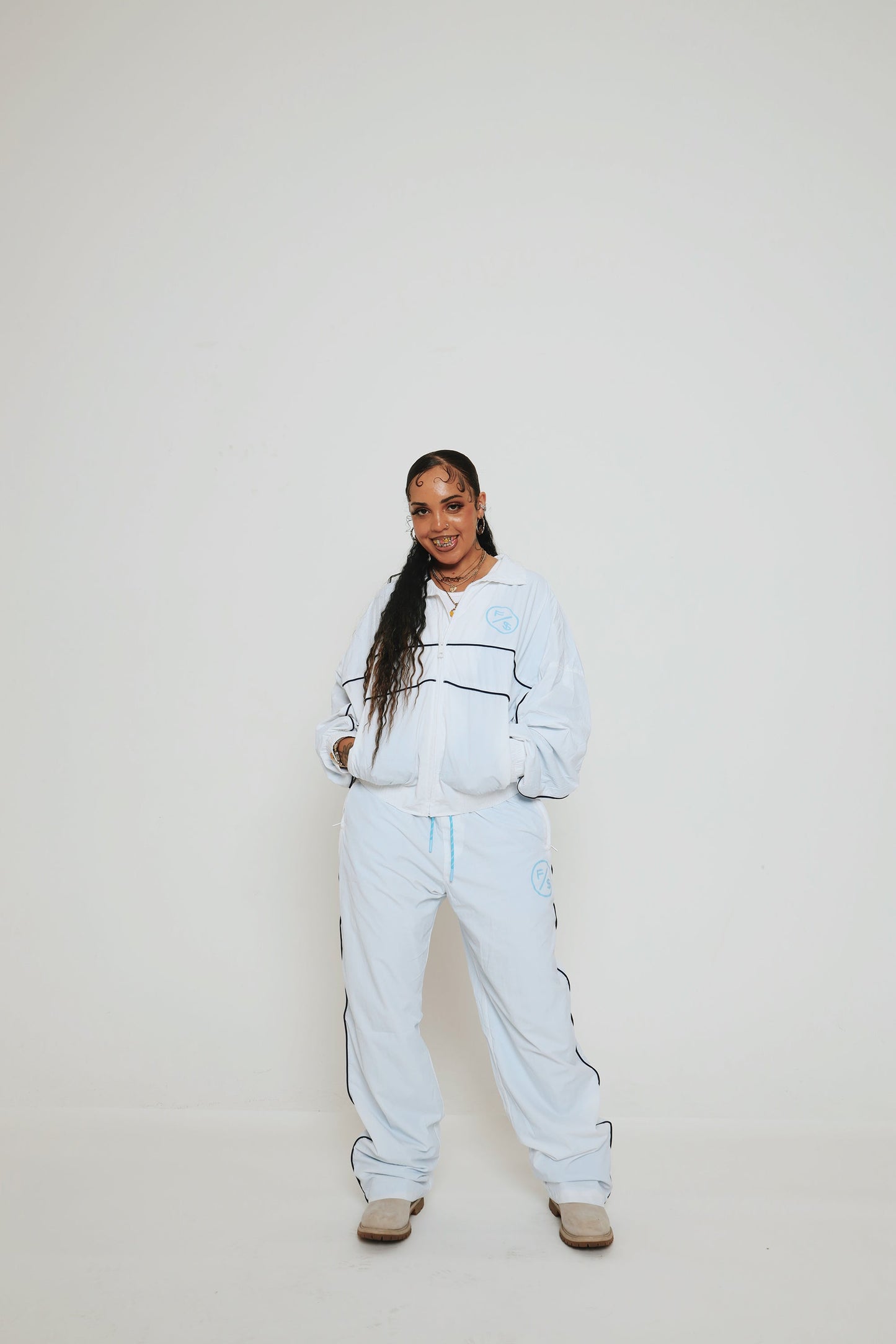 MOTION Nylon Pants (White) - Concordia Style Boutique