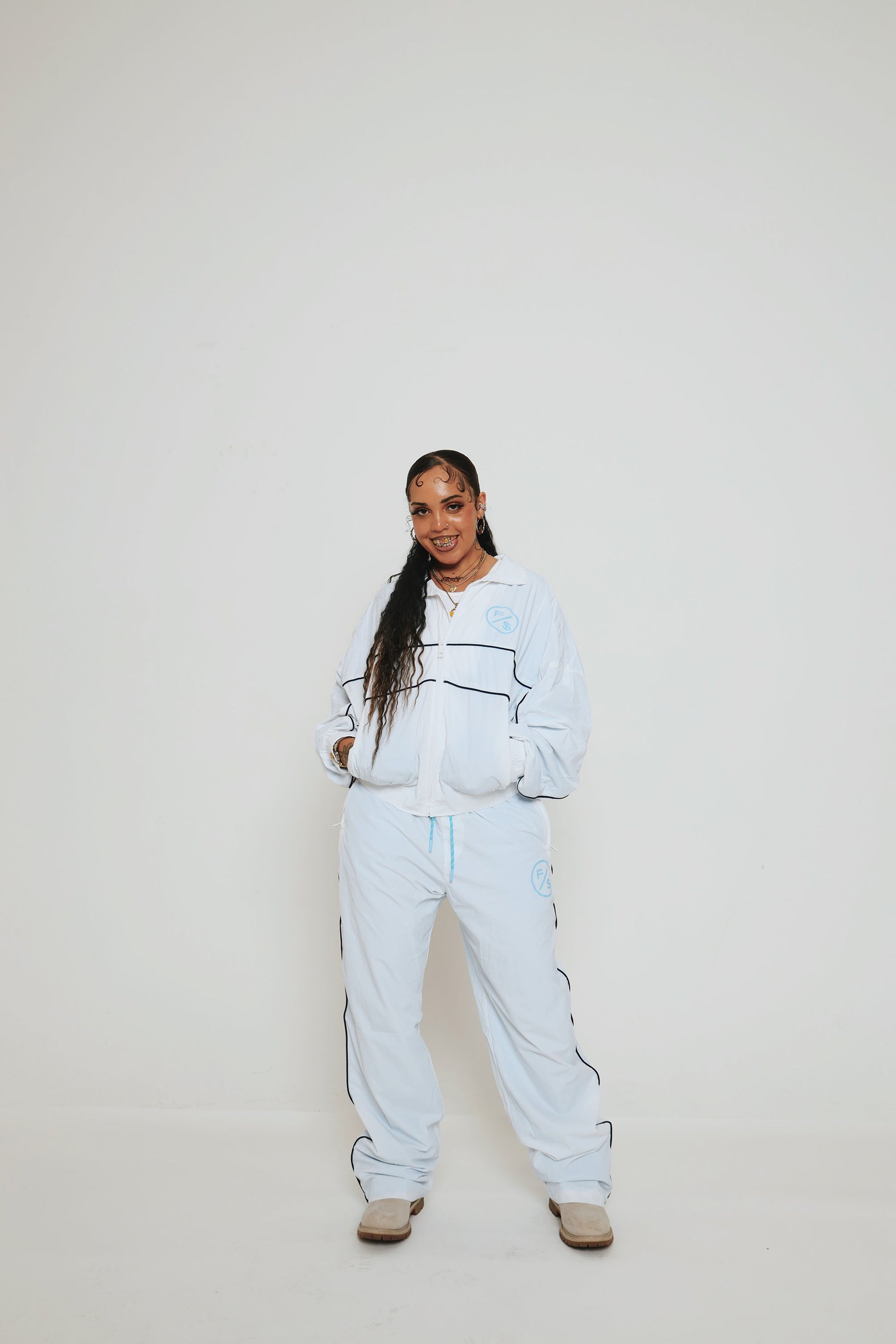 MOTION Nylon Pants (White) - Concordia Style Boutique