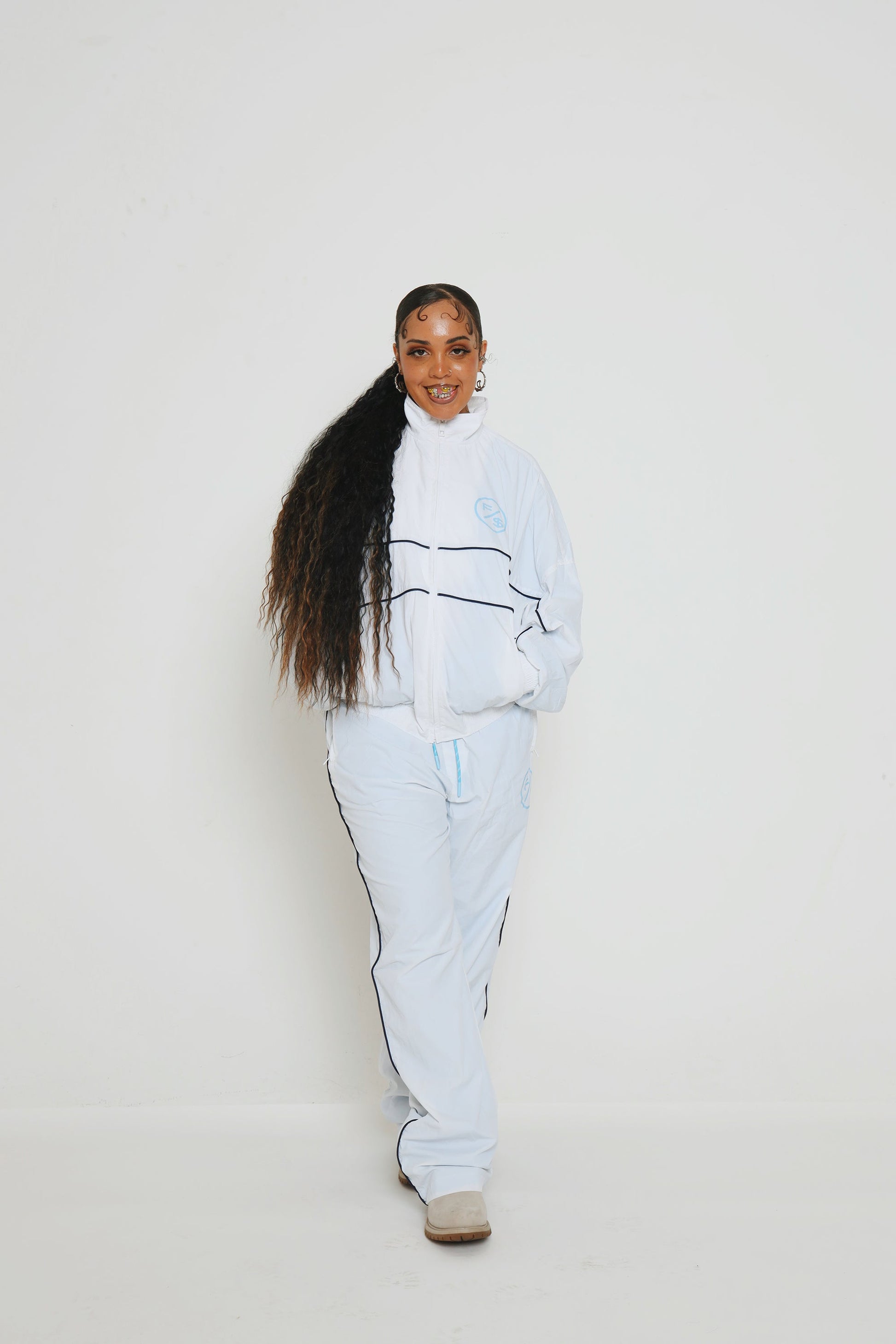 MOTION Nylon Pants (White) - Concordia Style Boutique