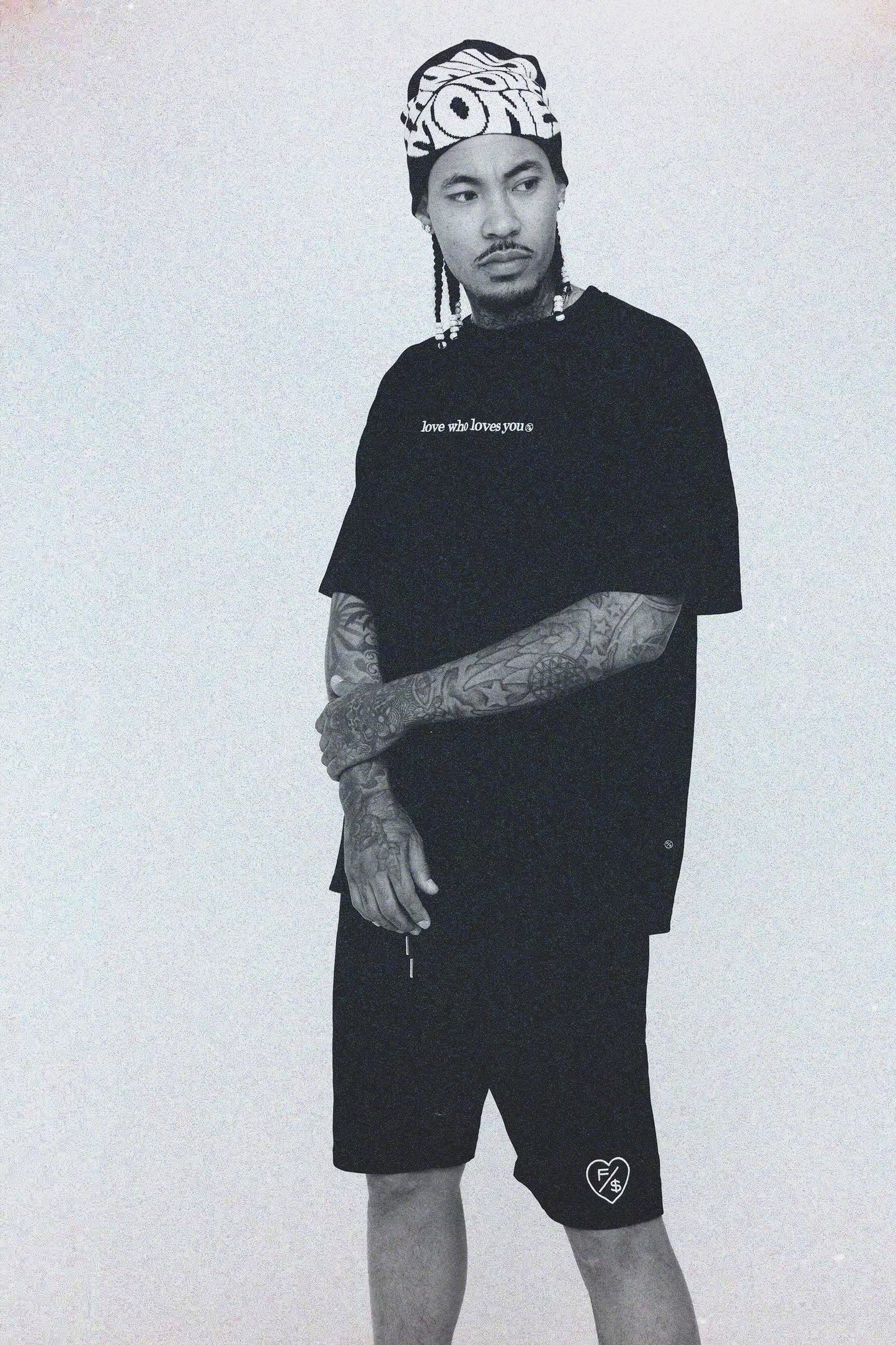 Love Who Loves You (Black - Shorts) - Concordia Style Boutique