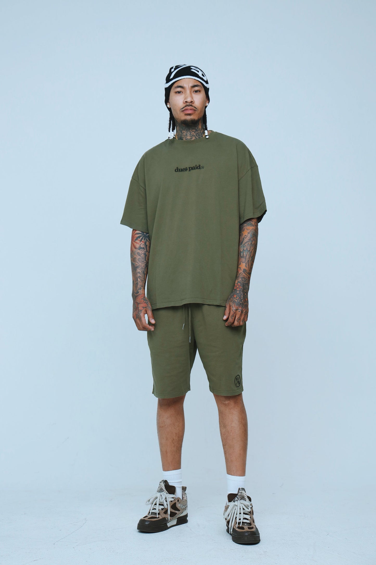 Dues Paid (Military Green - Shorts) - Concordia Style Boutique