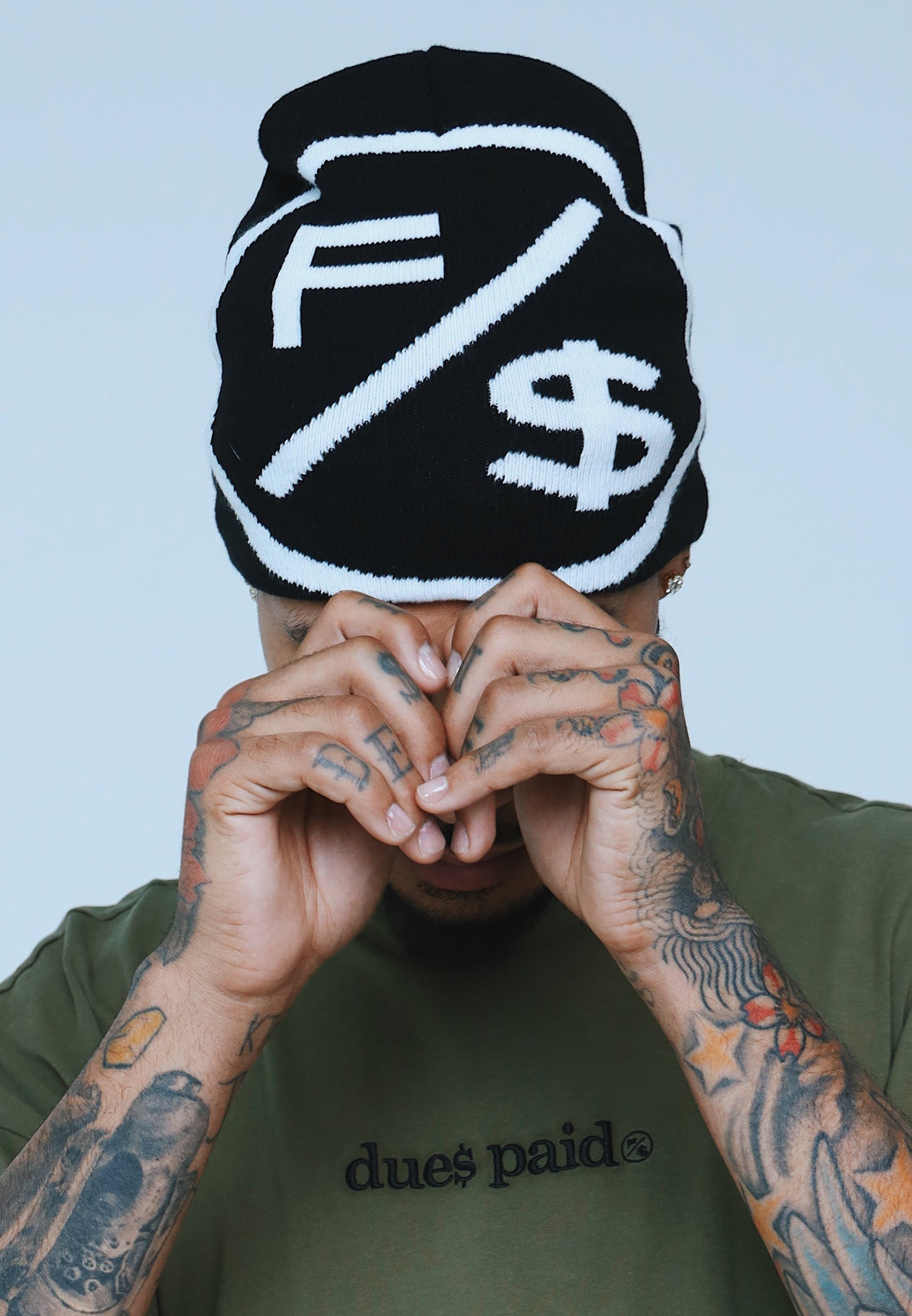 Dues Paid (Military Green - Oversize Shirt) - Concordia Style Boutique