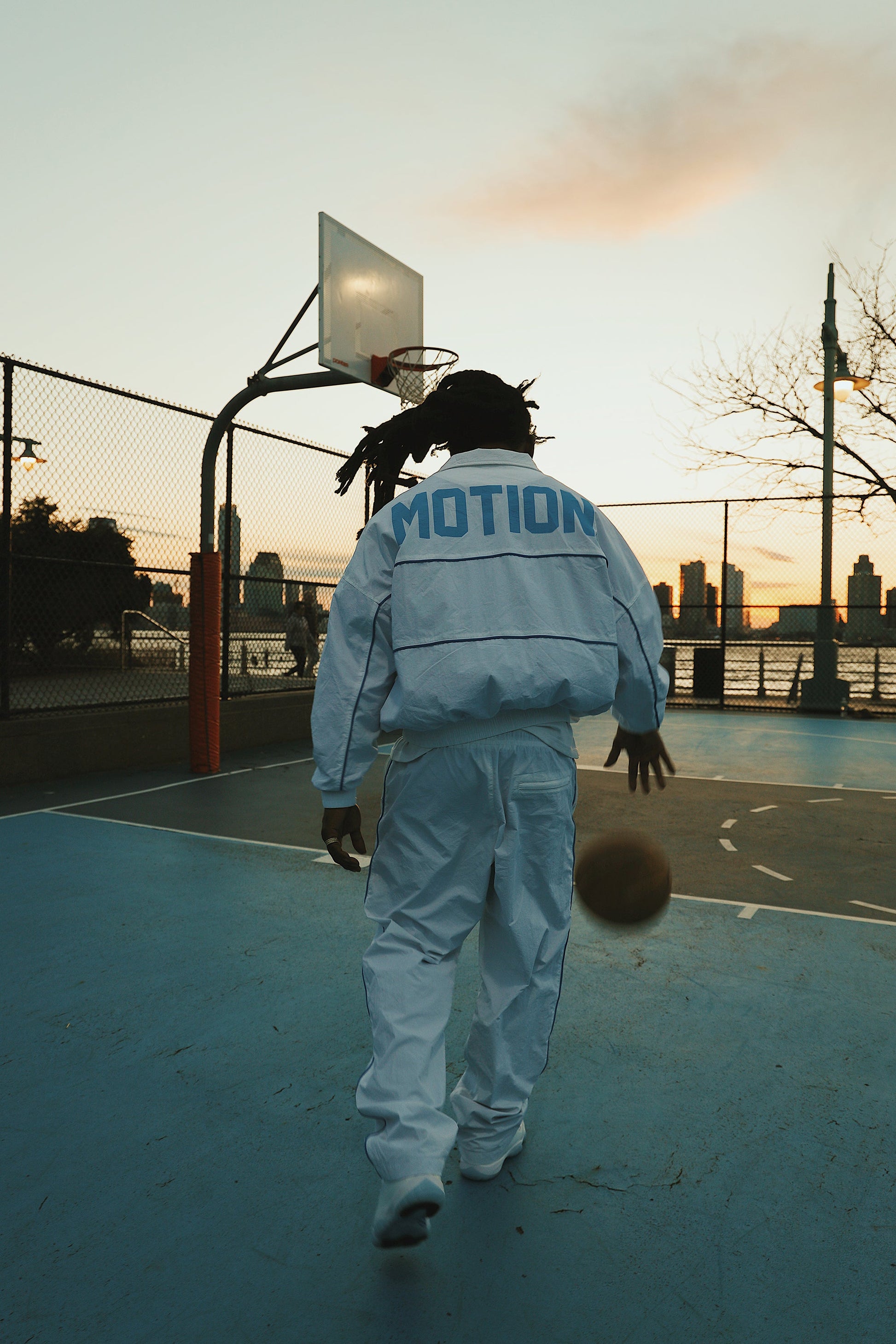 MOTION Nylon Jacket (White) - Concordia Style Boutique