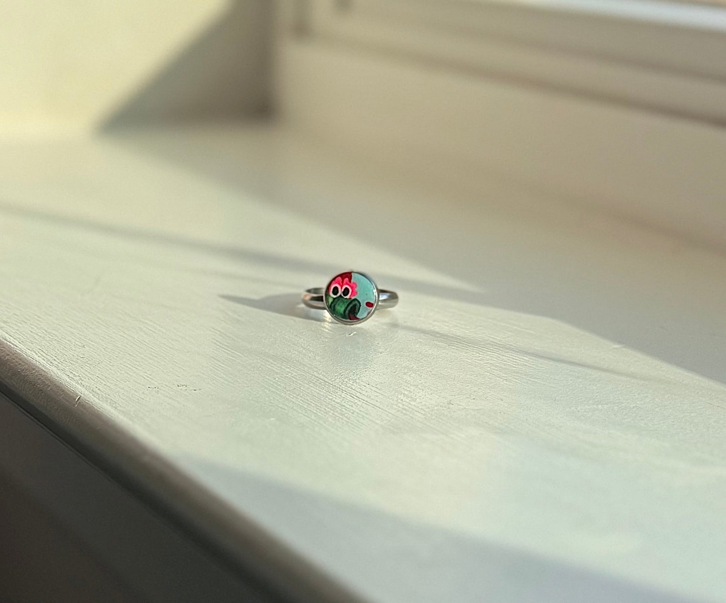 Hand-Painted Phillie Phanatic 10mm Adjustable Ring