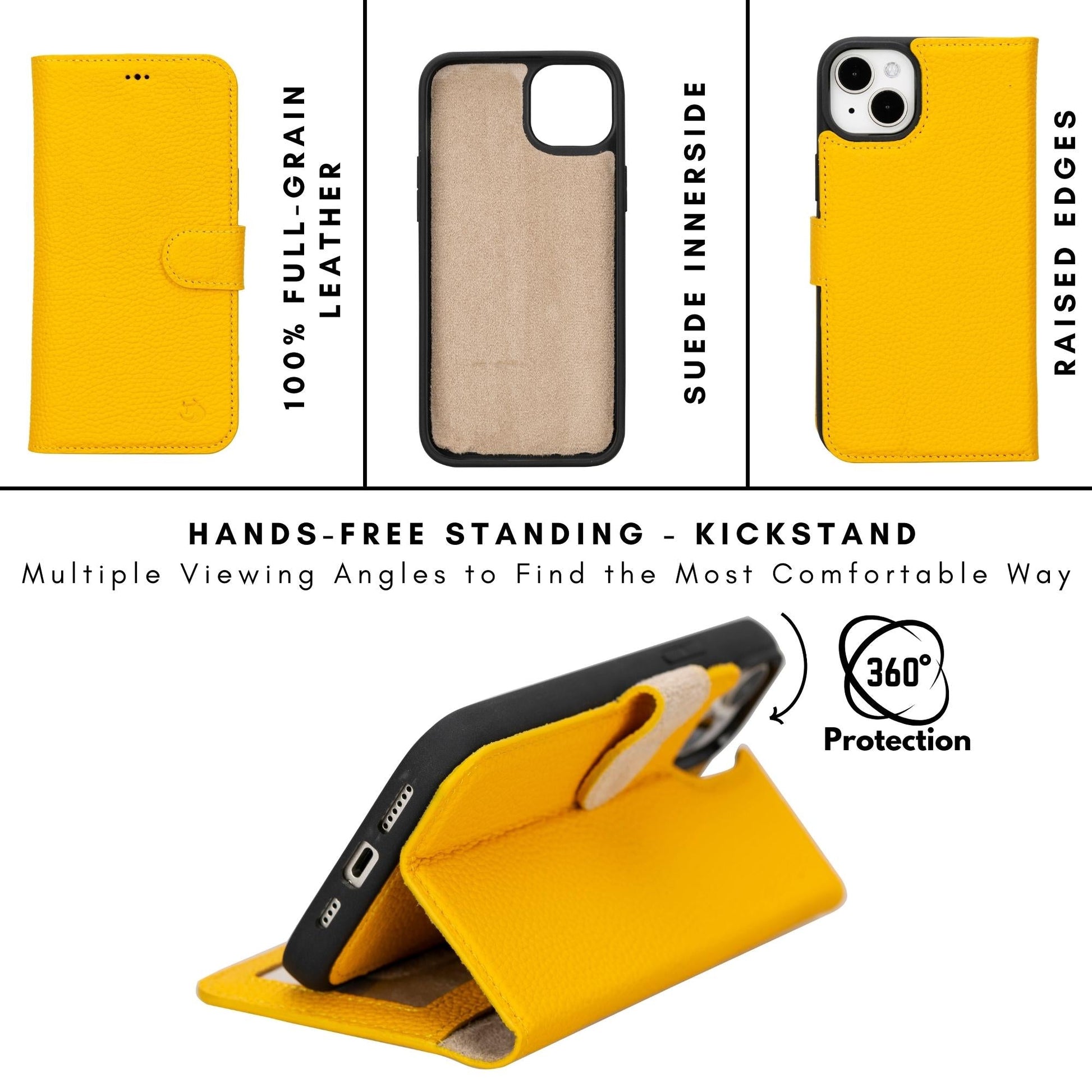 Casper iPhone 14 Series Detachable Leather Wallet Case - Concordia Style Boutique