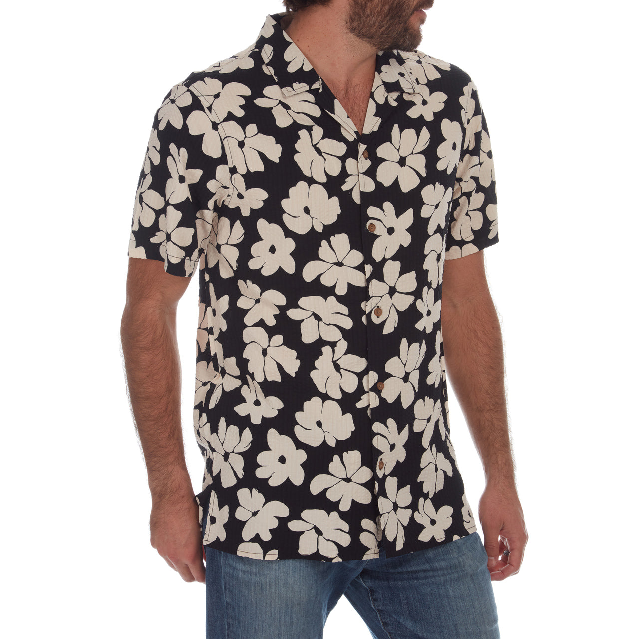 Hector Printed Seer Sucker Shirt - Concordia Style Boutique