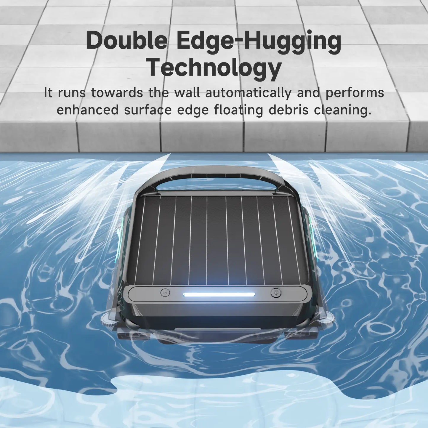 WYBOT F1 Pool Skimmer Solar Powered Robotic Cleaner