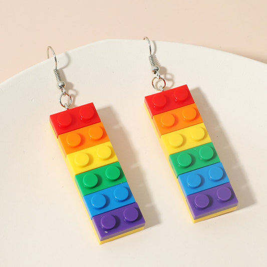 LEGO EARRING (PAIR) - Concordia Style Boutique