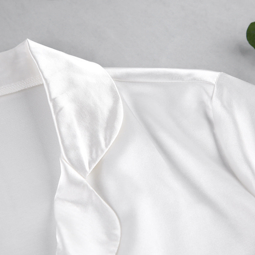 Heavenly Feathered Silk Pajamas in color options - Concordia Style Boutique