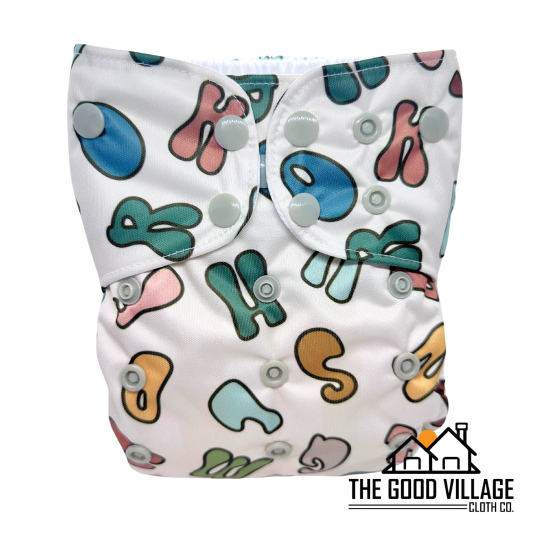 One Size Pocket Diaper | Alpha - Concordia Style Boutique