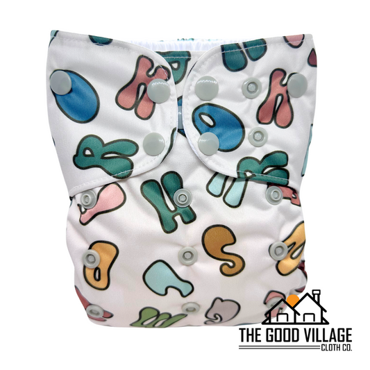 One Size Pocket Diaper | Alpha - Concordia Style Boutique