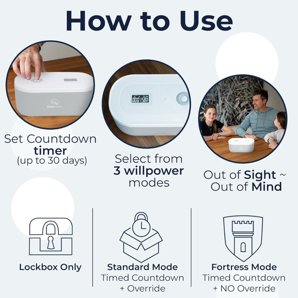 Timed Lock Box – Build Better Habits & Unplug From Screens - Concordia Style Boutique