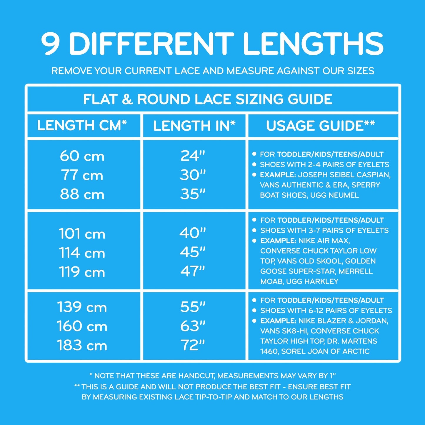 Neon Blue Flat Elastic Stretch Shoe Laces