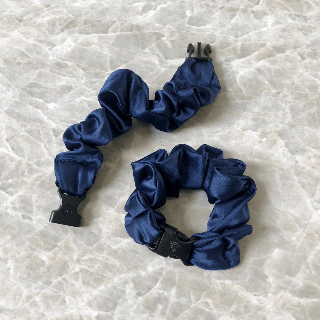 Buckle Scrunchie - Vibrant Solid Colors - No Snagging, No Tangles