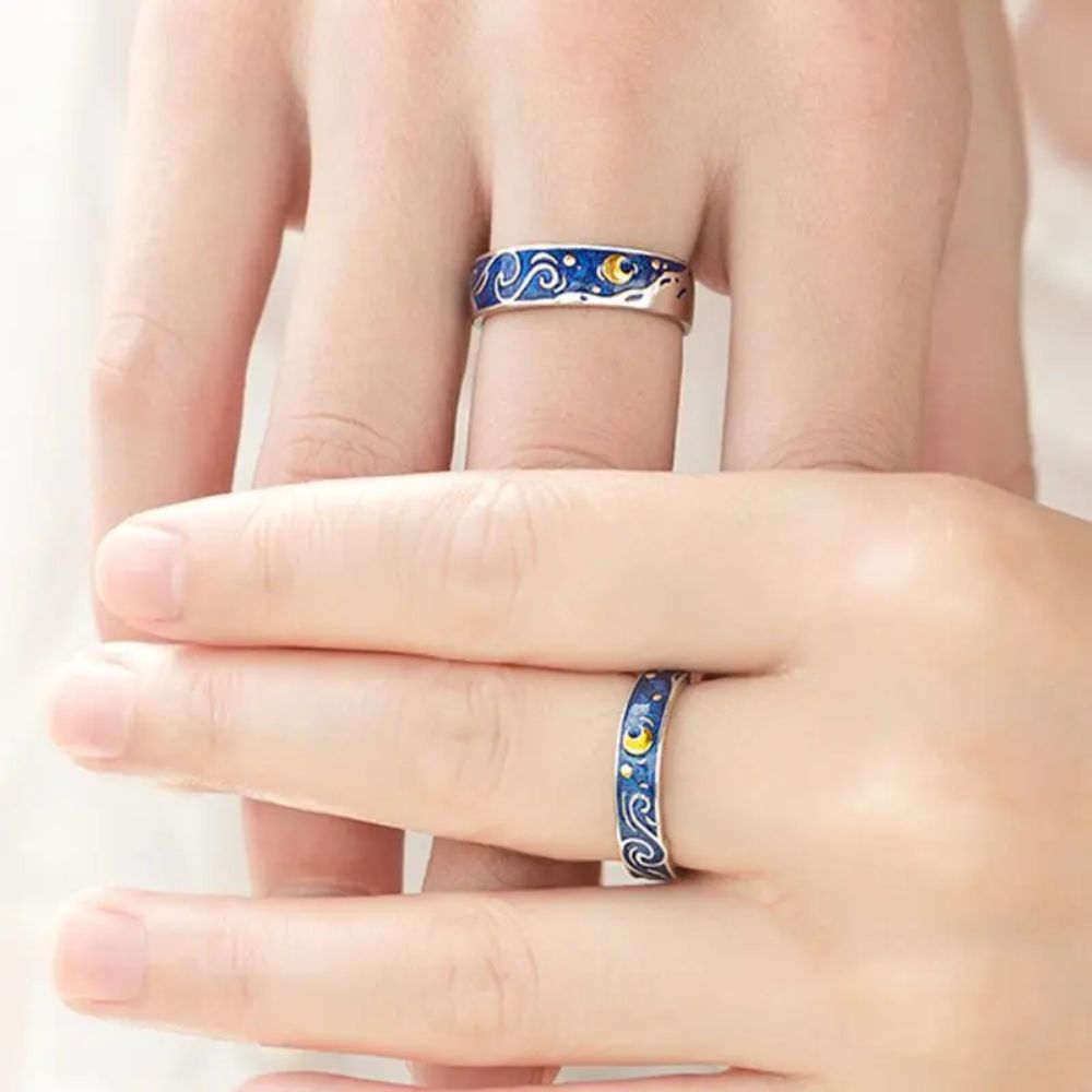 STARRY NIGHT RING SET (ADJUSTABLE) - Concordia Style Boutique